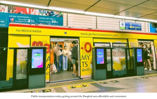 Bangkok MRT public transportation system