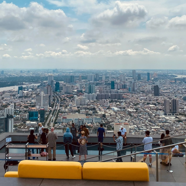 overlooking Bangkok